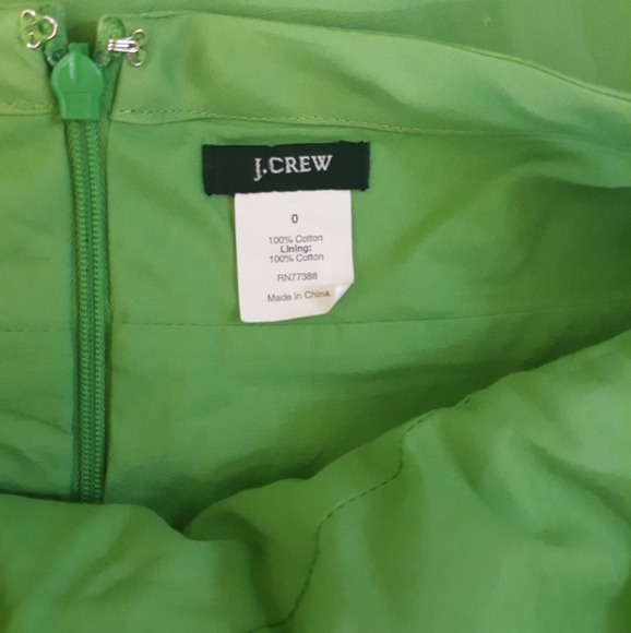 J. Crew cotton aline halter dress sz 0 *U - Picture 3 of 7